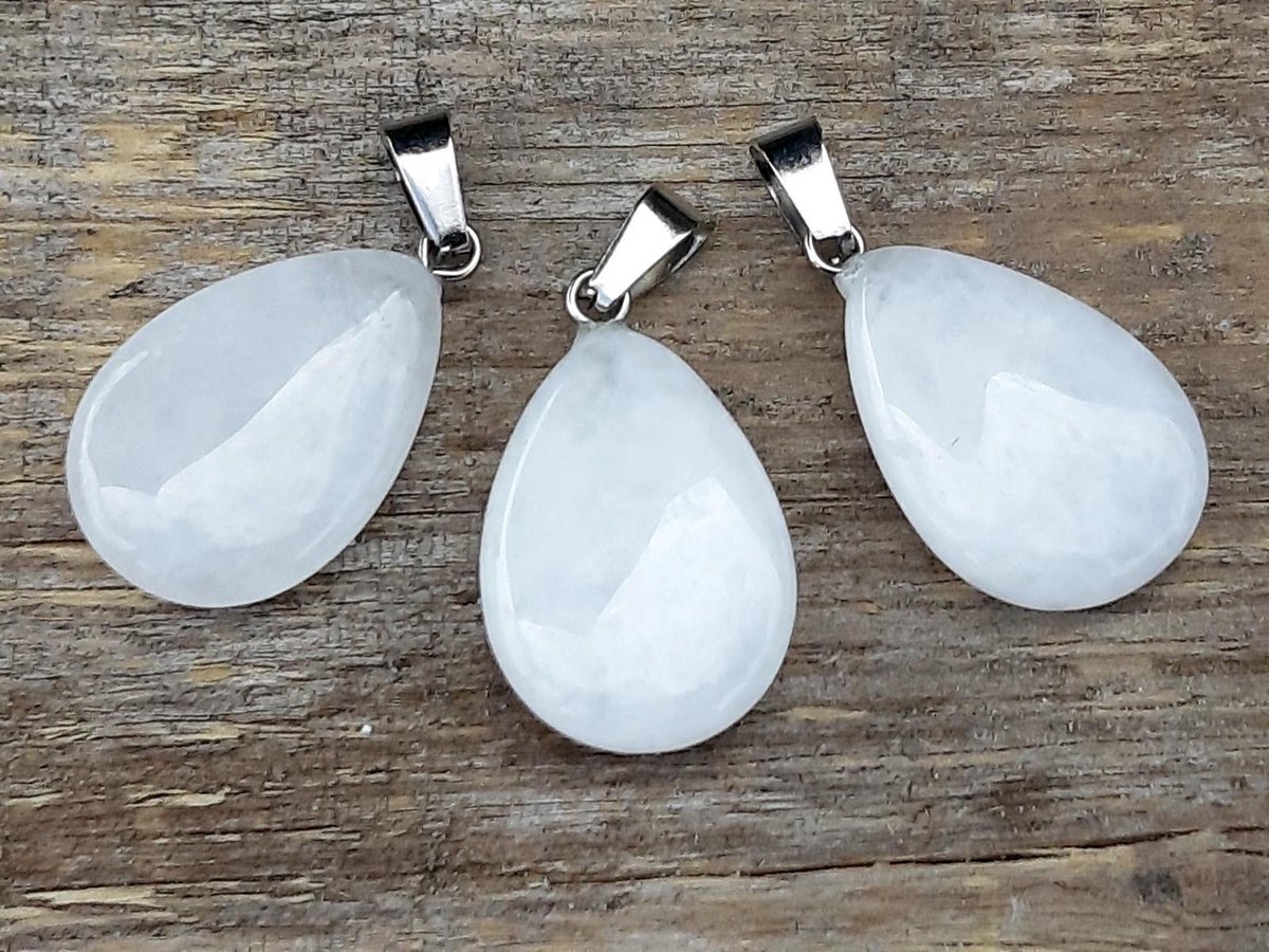 Edelsteen Bergkristal (druppel) hanger